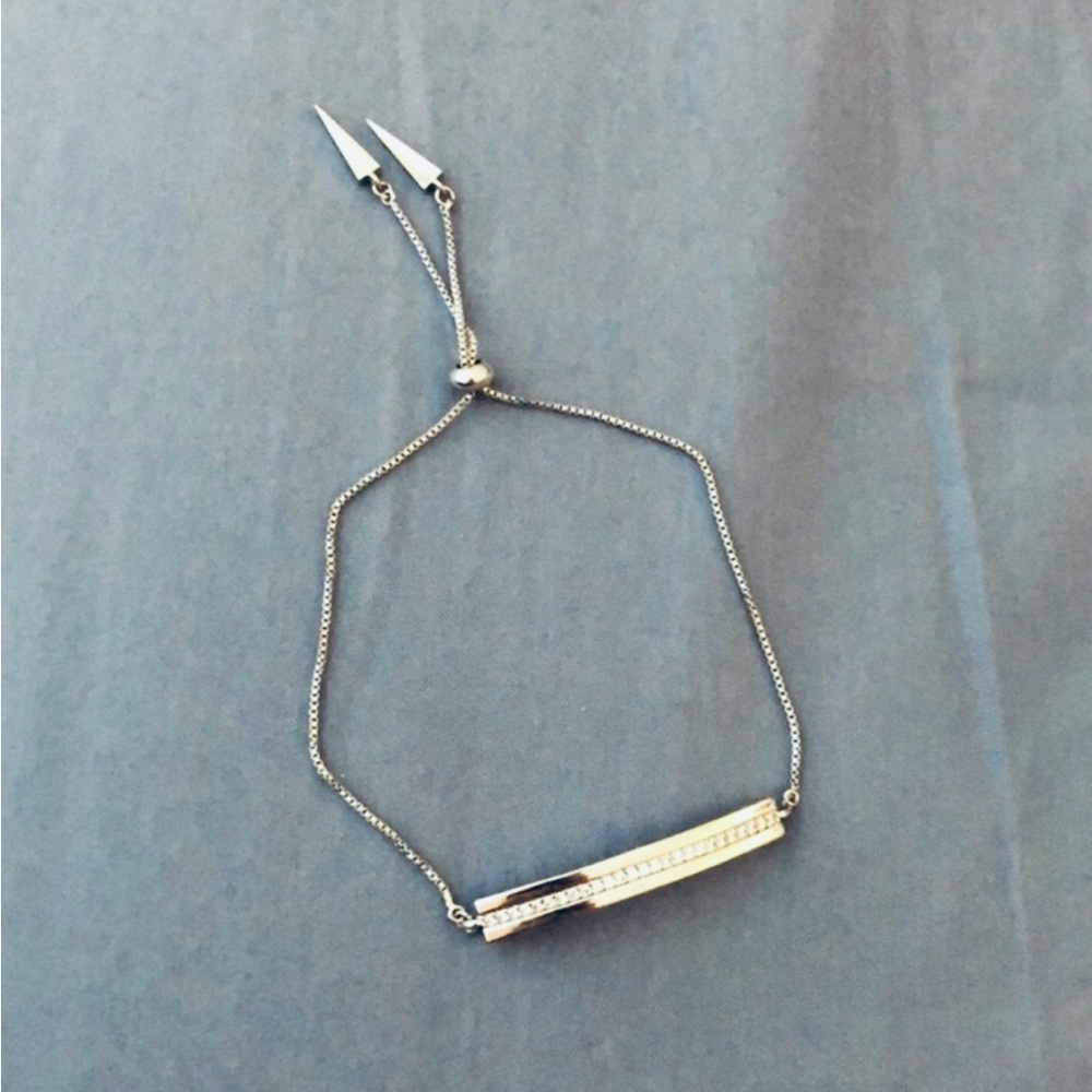 Melanie Auld silver adjustable bracelet